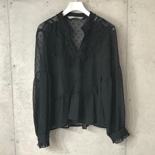 ザラ(ZARA)のZARAドットブラウス(シャツ/ブラウス(長袖/七分))