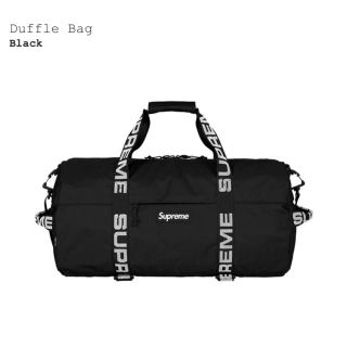 シュプリーム(Supreme)のシュプリーム 2018S/S Duffle Bag Black(ボストンバッグ)