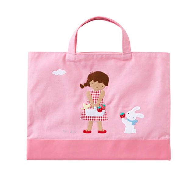 完売品 ファミリア デニムバック ピンク-
