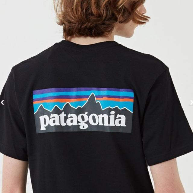 patagonia(パタゴニア)のパタゴニア patagonia S/S ロゴTシャツ サイズ：S　BLACK メンズのトップス(Tシャツ/カットソー(半袖/袖なし))の商品写真