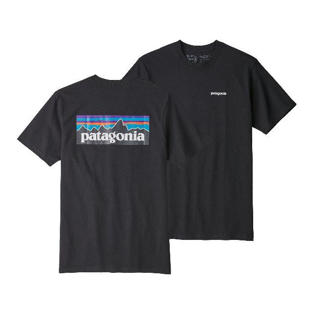 patagonia(パタゴニア)のパタゴニア patagonia S/S ロゴTシャツ サイズ：M　BLACK メンズのトップス(Tシャツ/カットソー(半袖/袖なし))の商品写真