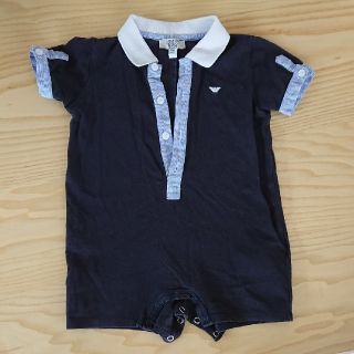 アルマーニ ジュニア(ARMANI JUNIOR)の値下げ！アルマーニベビー ロンパース 9m68cm(ロンパース)