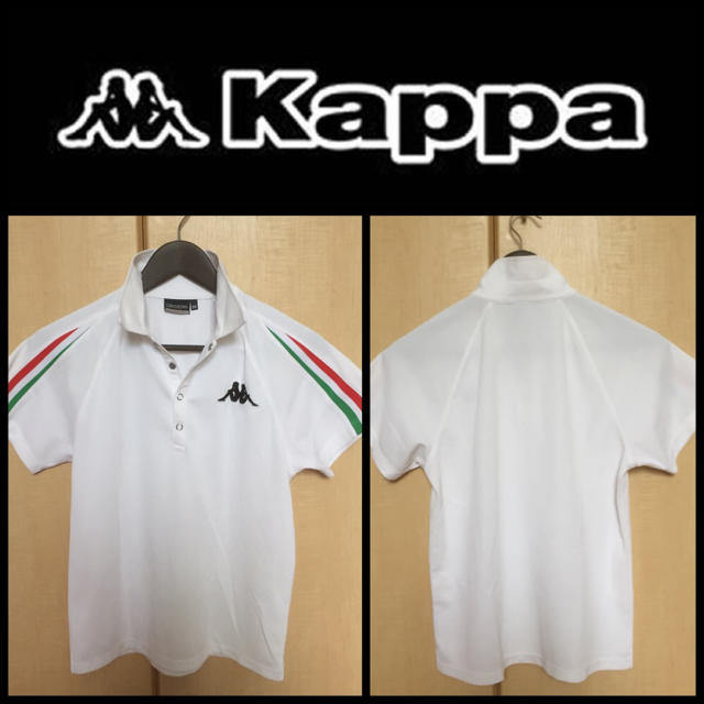 Kappa(カッパ)の【おけいちゃん様専用】KAPPA GOLF ポロシャツ S ホワイト メンズ スポーツ/アウトドアのゴルフ(ウエア)の商品写真