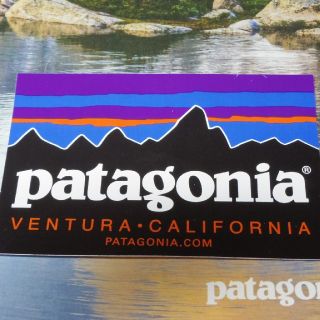 パタゴニア(patagonia)のパタゴニア patagonia 定番 ステッカー 黒パタゴニア (その他)