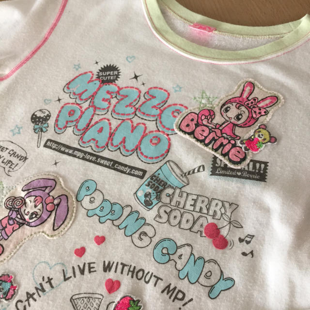 mezzo piano junior(メゾピアノジュニア)の❤︎メゾピアノジュニア L160cm  ロンT キッズ/ベビー/マタニティのキッズ服女の子用(90cm~)(Tシャツ/カットソー)の商品写真