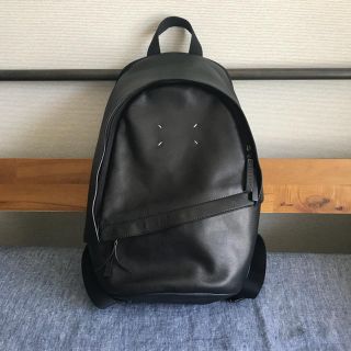 再入荷 メゾンマルジェラ レザー バックパック/リュック ブラック