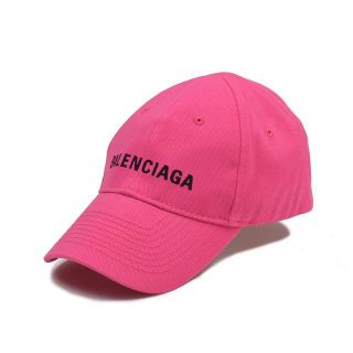 バレンシアガ(Balenciaga)のBALENCIAGA バレンシアガ ピンクロゴキャップ (キャップ)