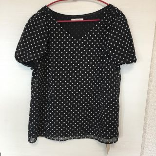 ラトータリテ(La TOTALITE)の新品♡La TOTALITEドットトップス(カットソー(半袖/袖なし))