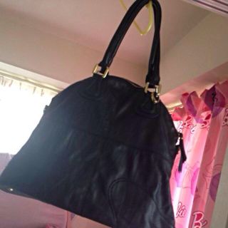 ムルーア(MURUA)のMURUA バッグ bag 黒 ブラック(ボストンバッグ)