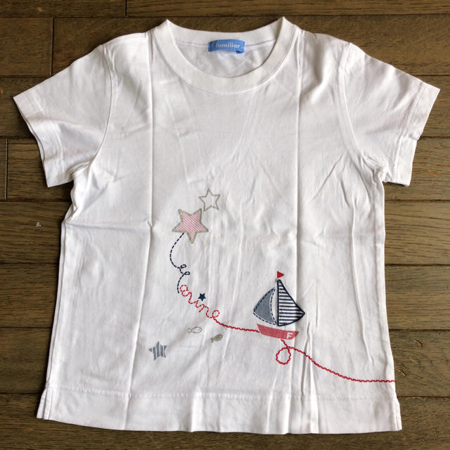 familiar(ファミリア)の子供 女の子 Tシャツ140 familiar キッズ/ベビー/マタニティのキッズ服女の子用(90cm~)(Tシャツ/カットソー)の商品写真