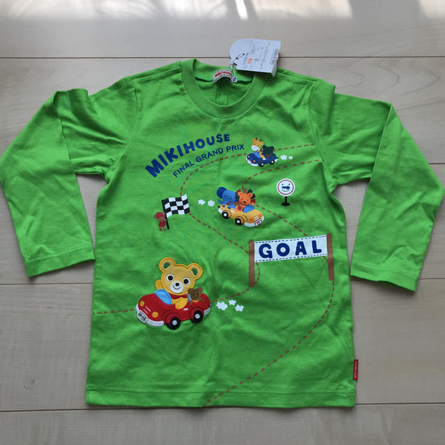 mikihouse(ミキハウス)の新品未使用 ロンT キッズ/ベビー/マタニティのキッズ服男の子用(90cm~)(Tシャツ/カットソー)の商品写真