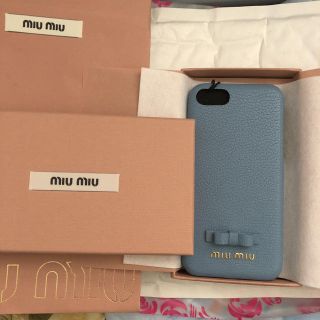 ミュウミュウ(miumiu)の【新品未使用】miumiuiPhoneケース(iPhoneケース)