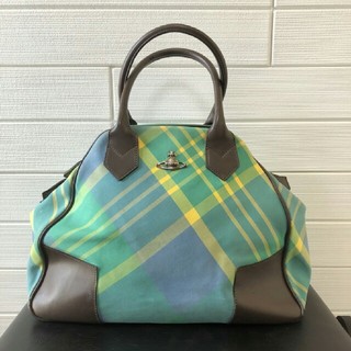 ヴィヴィアンウエストウッド(Vivienne Westwood)のVivienneWestwood ヴィヴィアンウエストウッド　カラフルチェック(ボストンバッグ)