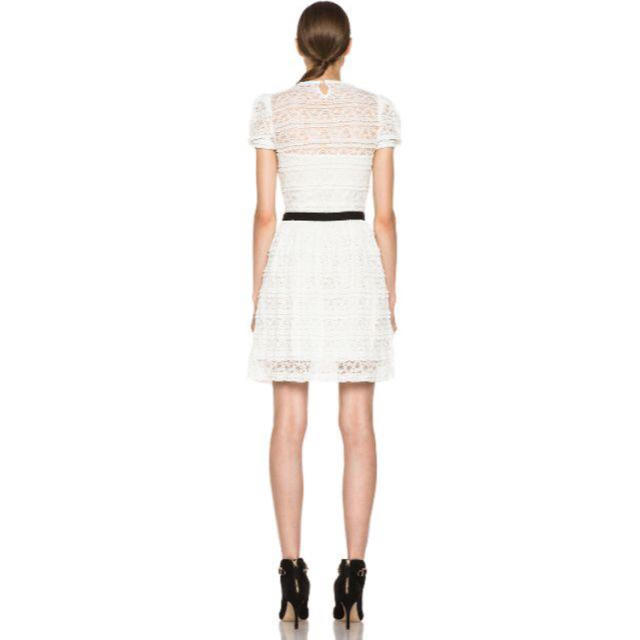 RED VALENTINO(レッドヴァレンティノ)のA rika様専用♡ブラックレースワンピース 【RED VALENTINO】美品 レディースのワンピース(ひざ丈ワンピース)の商品写真