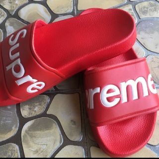 シュプリーム(Supreme)の【新品未使用】Supreme シャワーサンダル 26  US8赤 レッド(サンダル)