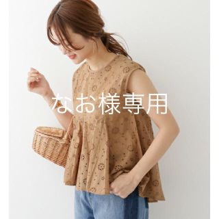 アーバンリサーチドアーズ(URBAN RESEARCH DOORS)の【なお様専用】G.Wセール♡アーバンリサーチドアーズ＊スカラップ 刺繍ブラウス(シャツ/ブラウス(半袖/袖なし))