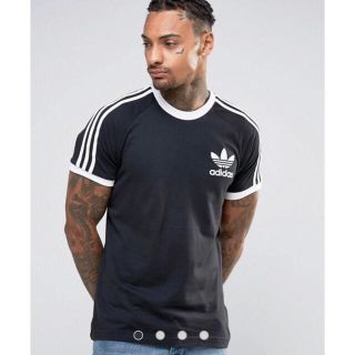 アディダス(adidas)の新品 ブラック 日本M &L adidas★カリフォルニアTシャツ ユニセックス(Tシャツ/カットソー(半袖/袖なし))