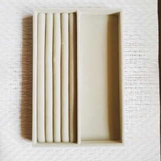 ムジルシリョウヒン(MUJI (無印良品))の無印良品　ベロア内箱仕切り(小物入れ)