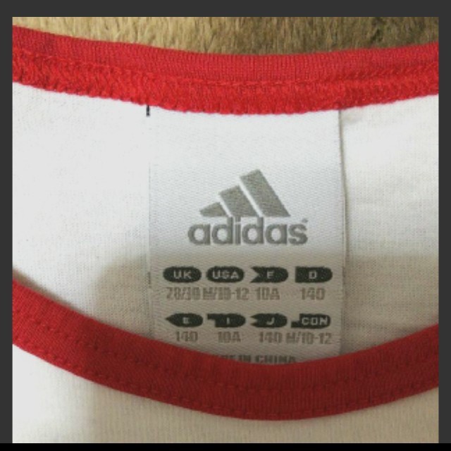 adidas(アディダス)のadidas キッズ 140 タンクトップ キッズ/ベビー/マタニティのキッズ服女の子用(90cm~)(Tシャツ/カットソー)の商品写真