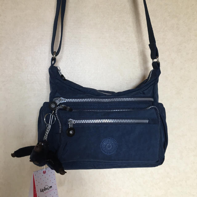 新品 Kipling キプリング ショルダーバック ☆紺色