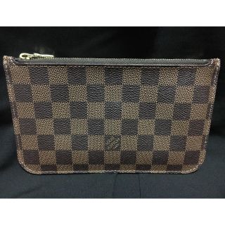 ルイヴィトン(LOUIS VUITTON)の【美品】LOUIS VUITTON ルイヴィトン ネヴァーフル付属ポーチ ダミエ(ポーチ)