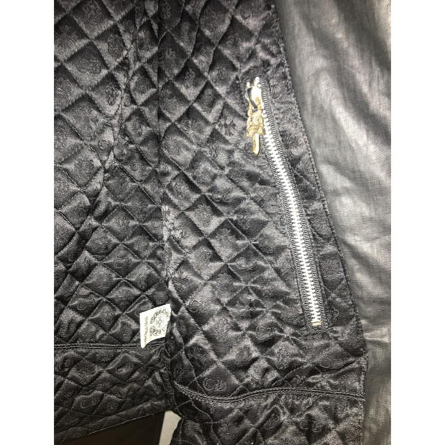 Chrome Hearts(クロムハーツ)のクロムハーツ  ダブルジップ ライダースジャケット メンズのジャケット/アウター(ライダースジャケット)の商品写真