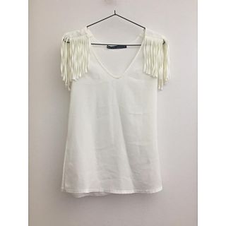 ザラ(ZARA)のZARA フリンジタンク(タンクトップ)