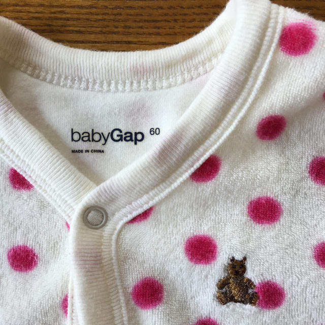 babyGAP(ベビーギャップ)のbaby gap ♡半袖カバーオール 60 キッズ/ベビー/マタニティのベビー服(~85cm)(カバーオール)の商品写真