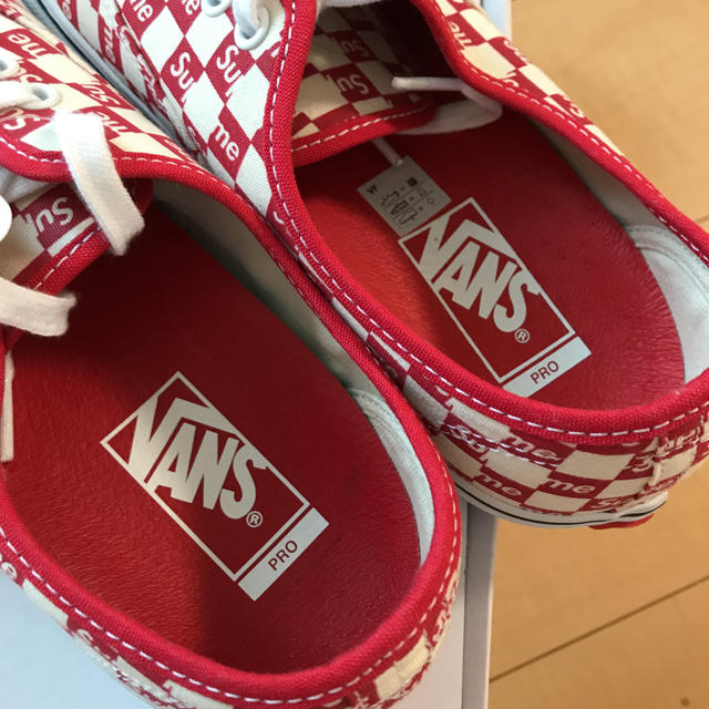 Supreme(シュプリーム)のsupreme vans 27.5 シュプリーム バンズ メンズの靴/シューズ(スニーカー)の商品写真