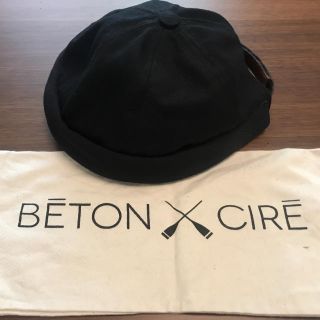 ビームスボーイ(BEAMS BOY)の美品 BETON CIRE ベトンシレ フランス製 MIKI  袋付き(ハット)