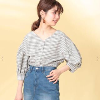 ナチュラルクチュール(natural couture)のnatural couture チェックブラウス(シャツ/ブラウス(長袖/七分))