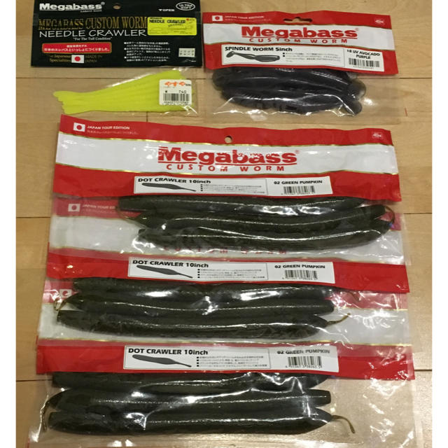 Megabass(メガバス)のメガバス ワームセット スポーツ/アウトドアのフィッシング(ルアー用品)の商品写真