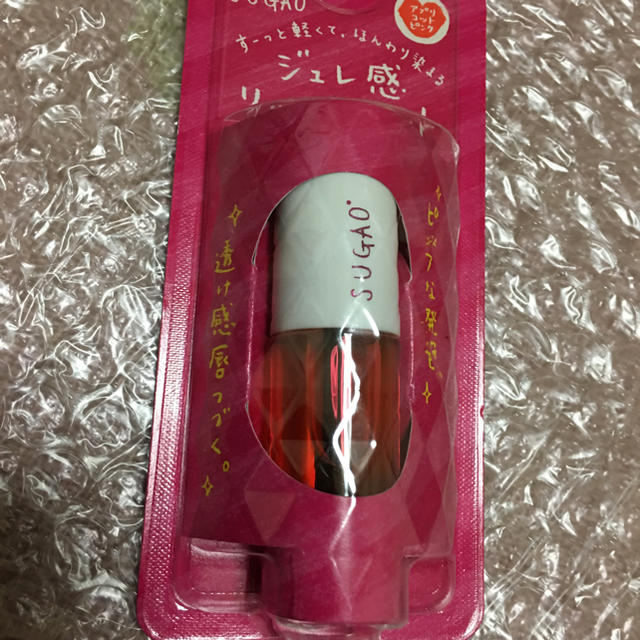 SHISEIDO (資生堂)(シセイドウ)のスガオ　リップティントアプリコットピンク 新品 コスメ/美容のベースメイク/化粧品(リップグロス)の商品写真