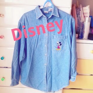 ディズニー(Disney)の値下げ！！！デニムシャツ(シャツ/ブラウス(長袖/七分))