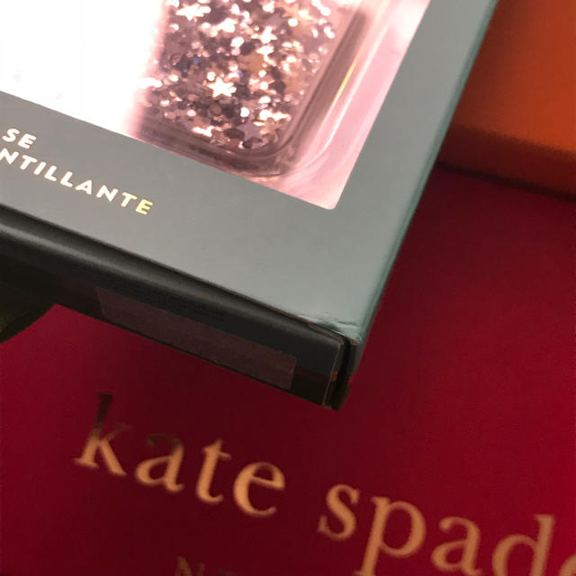 kate spade new york(ケイトスペードニューヨーク)の【値下げ中】kate spade iPhoneX グリッターケース  スマホ/家電/カメラのスマホアクセサリー(iPhoneケース)の商品写真