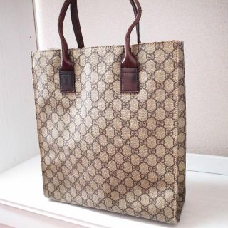 グッチ(Gucci)の正規品♡最安値♡グッチ　トートバッグ　GGプラス　ベージュ　バッグ　財布　小物(トートバッグ)