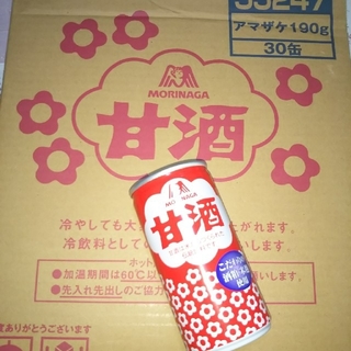 モリナガセイカ(森永製菓)の森永甘酒190ml 26缶入り 期限2018.08(その他)