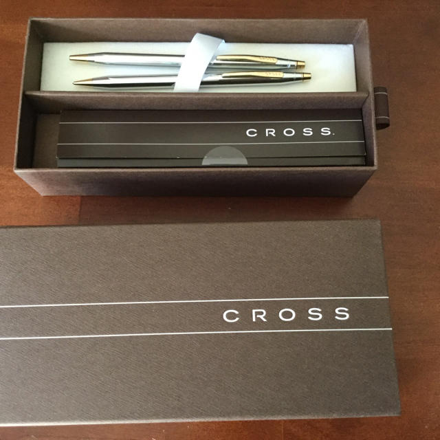 CROSS(クロス)のCross クロスボールペン&シャープペンセット インテリア/住まい/日用品の文房具(ペン/マーカー)の商品写真