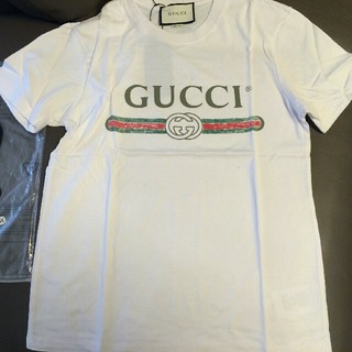 【新作18SS】完売続出 Gucci★ロゴプリント半袖Tシャツ