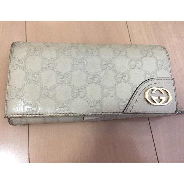 Gucci(グッチ)のGUCCI 長財布 シマ アイボリー メンズのファッション小物(長財布)の商品写真