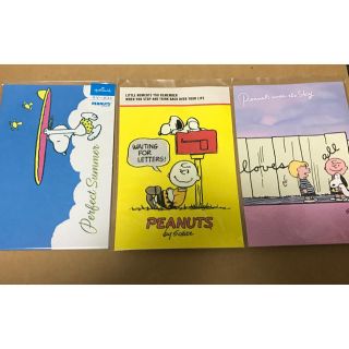 ピーナッツ(PEANUTS)のSNOOPY ポストカード 5枚(使用済み切手/官製はがき)