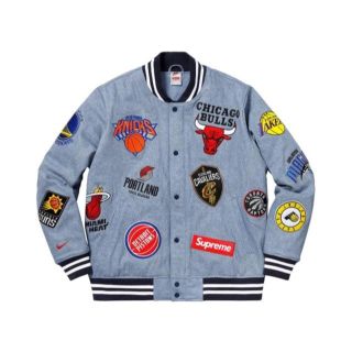 シュプリーム(Supreme)のSupreme Nike nba デニム Mサイズ(Gジャン/デニムジャケット)