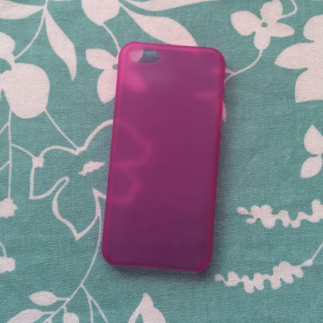 超薄型 iPhone5Cケース ピンク スマホ/家電/カメラのスマホアクセサリー(モバイルケース/カバー)の商品写真