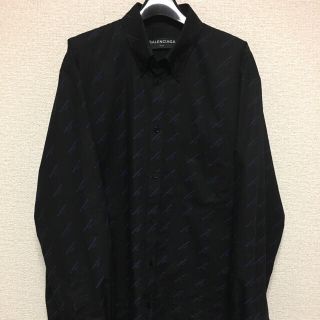 バレンシアガ(Balenciaga)のBALENCIAGA ロゴオーバーシャツ(シャツ)