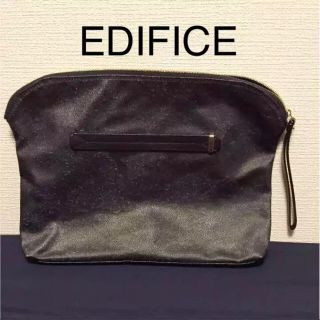 EDIFICE - EDIFICEクラッチバッグatcouleur本革エディフィス アーテ ...