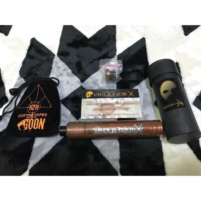 Phantom X MOD シルバー925 ロゴ & Goon RDA VAPE