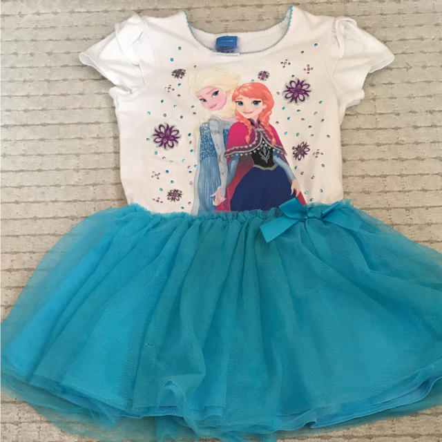 Disney(ディズニー)の【専用】アナ雪 ワンピース キッズ/ベビー/マタニティのキッズ服女の子用(90cm~)(ワンピース)の商品写真