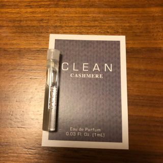 クリーン(CLEAN)のＣＬＥＡＮクリーン カシミヤ サンプル 1ml(香水(女性用))