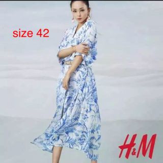 エイチアンドエム(H&M)の【新品 未使用】H&M 安室奈美恵 コラボワンピース(ロングワンピース/マキシワンピース)