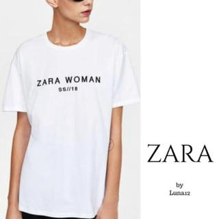 ザラ(ZARA)のZARA Tシャツ 白(Tシャツ(半袖/袖なし))